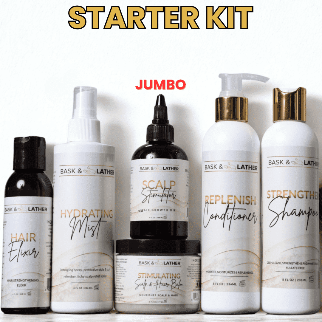 Healthy Hair Starter Kit- Limited Edition - Bask And Lather Store