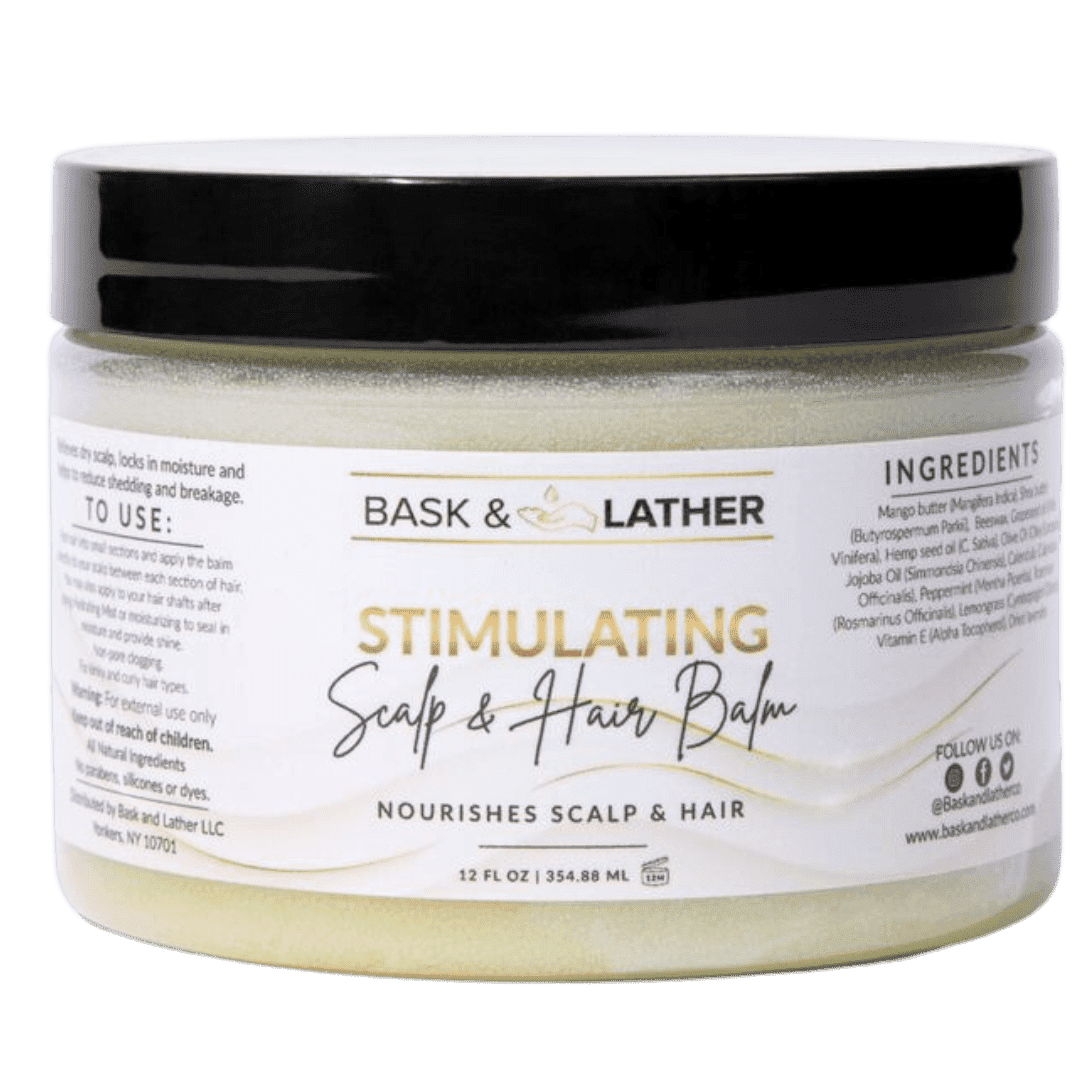 XL BALM- Stimulating Scalp and Hair Balm - Bask And Lather Store