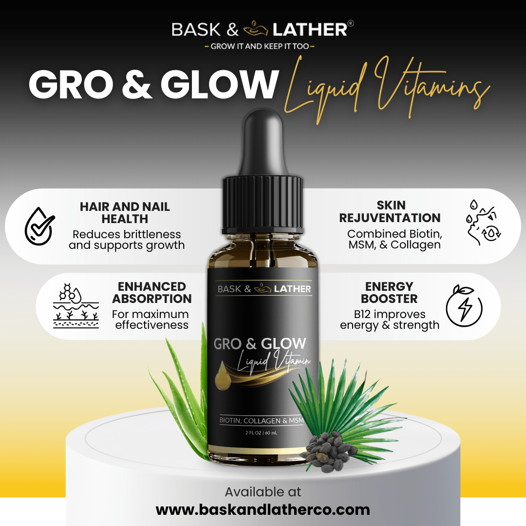 gro-glow-liquid-vitamins - Bask And Lather Store