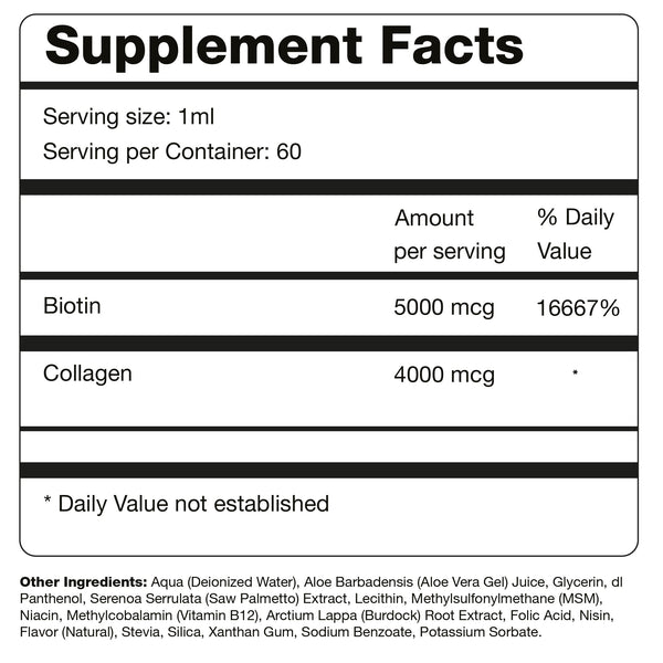 Gro & Glow Liquid Vitamins - 2 Month Supply!