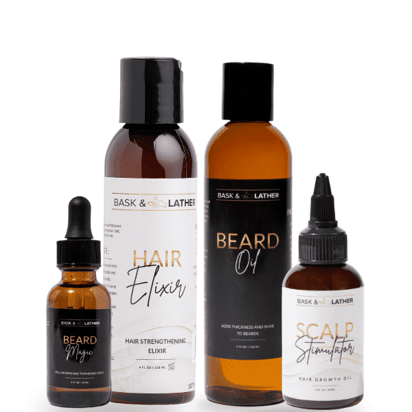 Men's Beard & Hair Growth Bundle - Bask And Lather Store