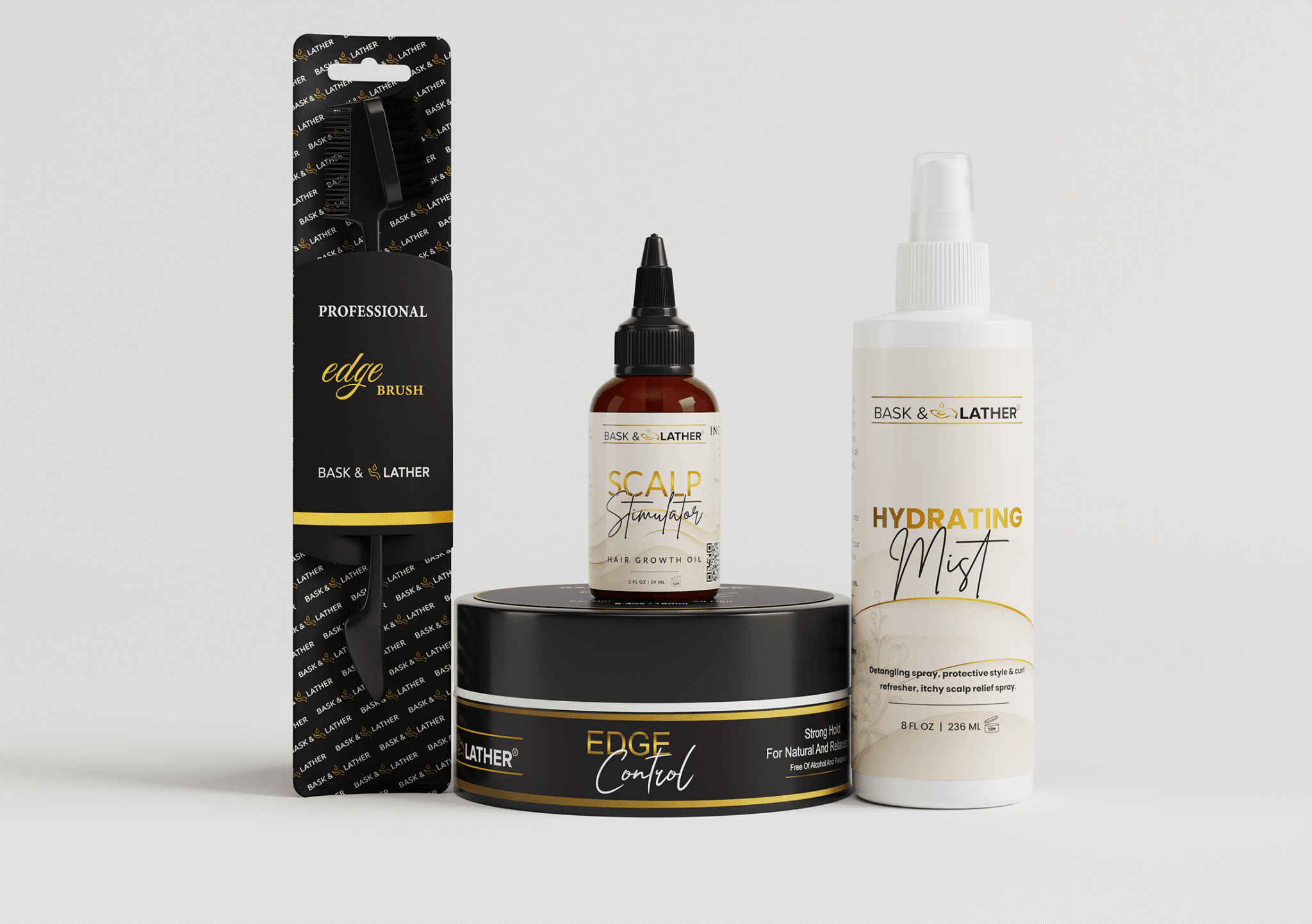 Protective Hairstyle & Edge Growth Bundle - Bask And Lather Store