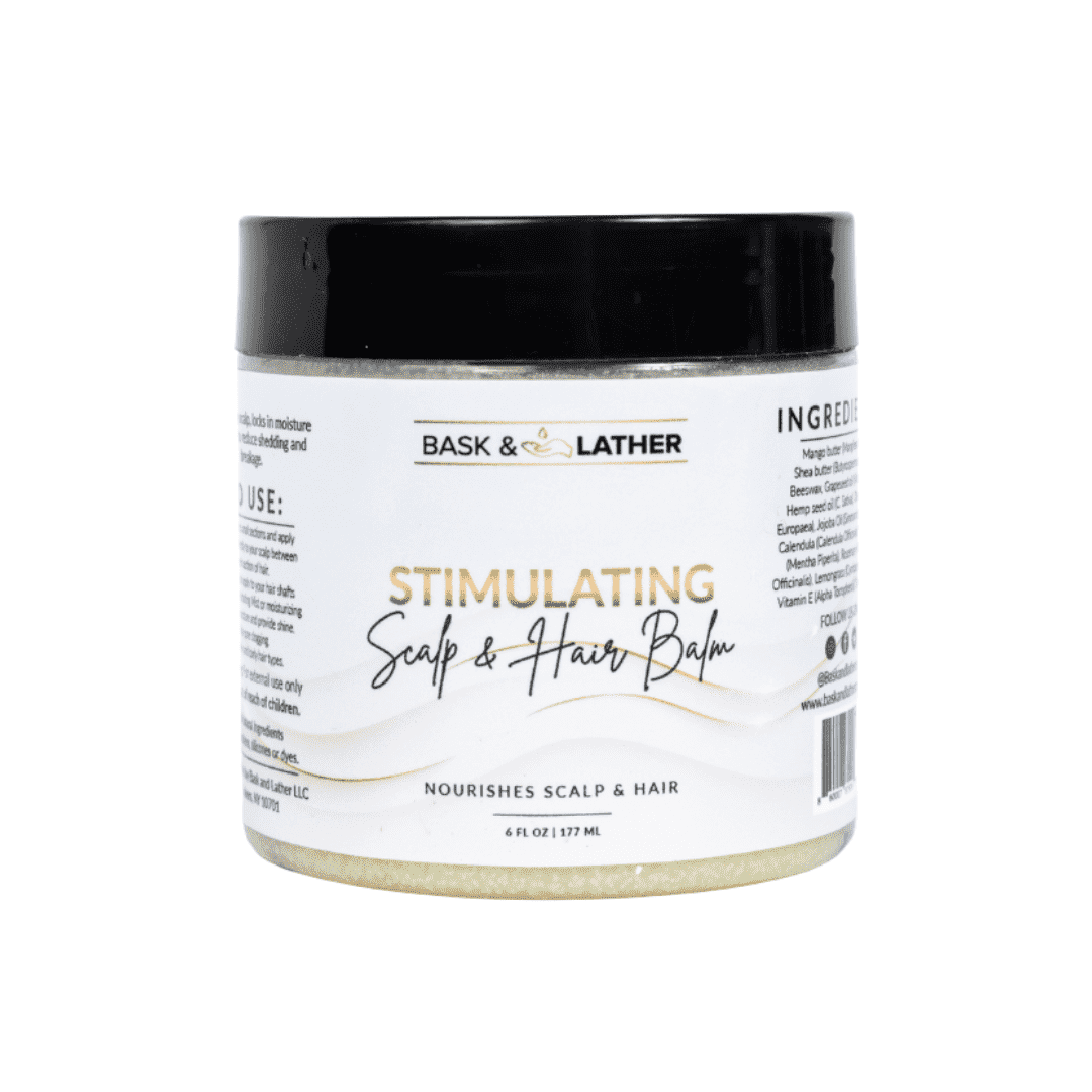 BALM- Stimulating Scalp and Hair Balm - Bask And Lather Store